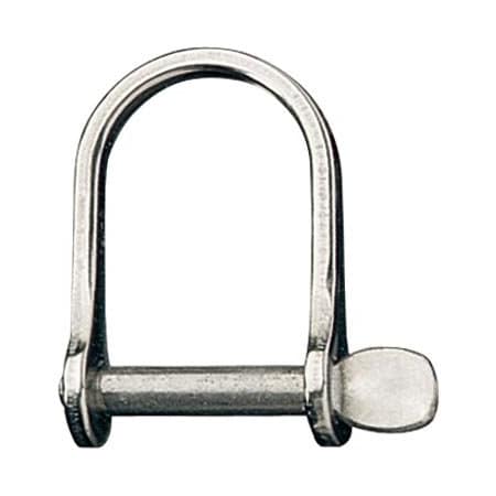 Ronstan International Shackle, Wide D, Pin, 1/4" RF1853